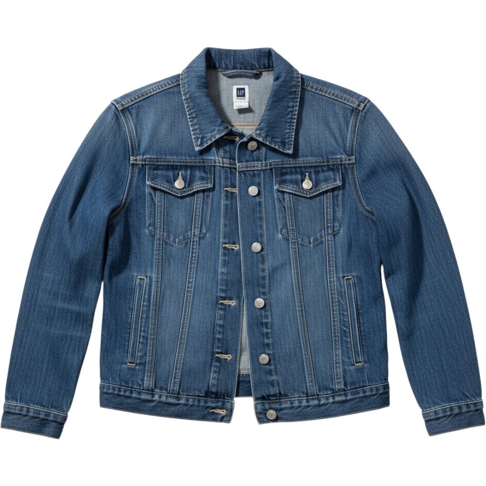 Gap Factory Store Women's Denim Trucker Jacket Size Medium